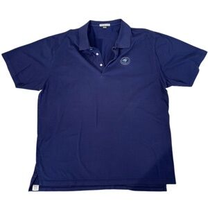 Blue Cotton Peter Millar Polo Shirt